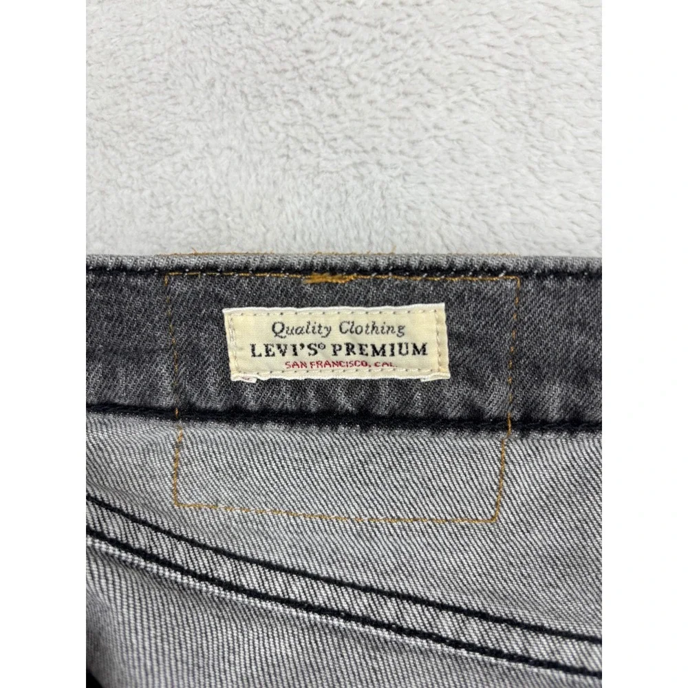 Levis Premium 512 Men's 34x30 Jeans Slim Taper Light Washed Grey Skinny's